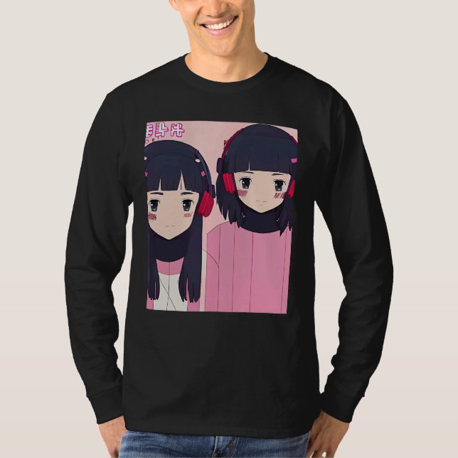 Lo fi hip hop chillhop chill beats lofi aesthetics T-Shirt (Vorderseite)