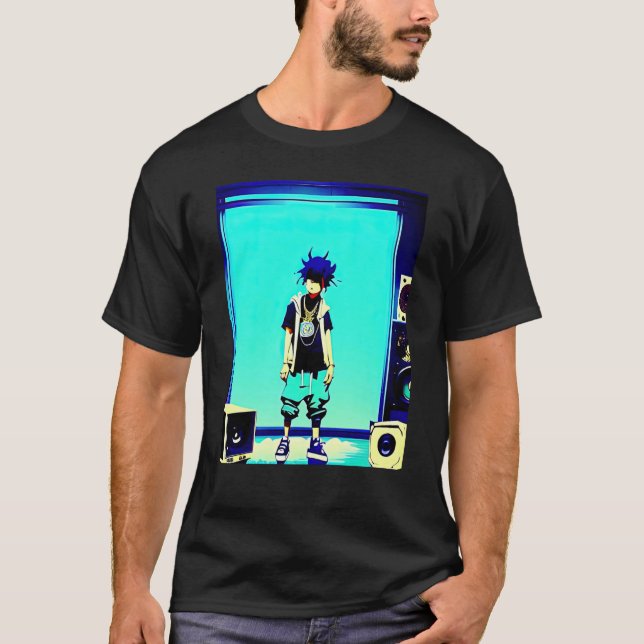 Lo fi hip hop chillhop chill beats lofi aesthetics T-Shirt (Vorderseite)