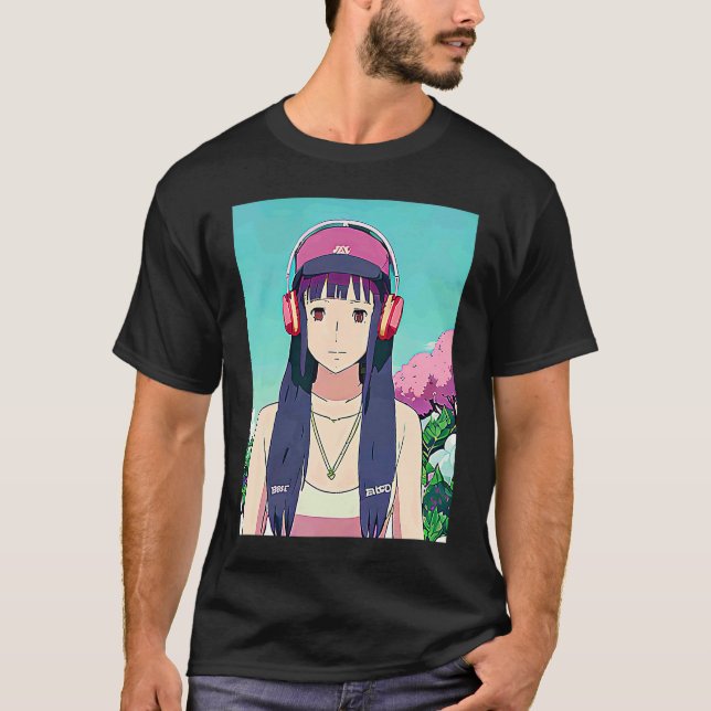 Lo fi hip hop chillhop chill beats lofi aesthetics T-Shirt (Vorderseite)