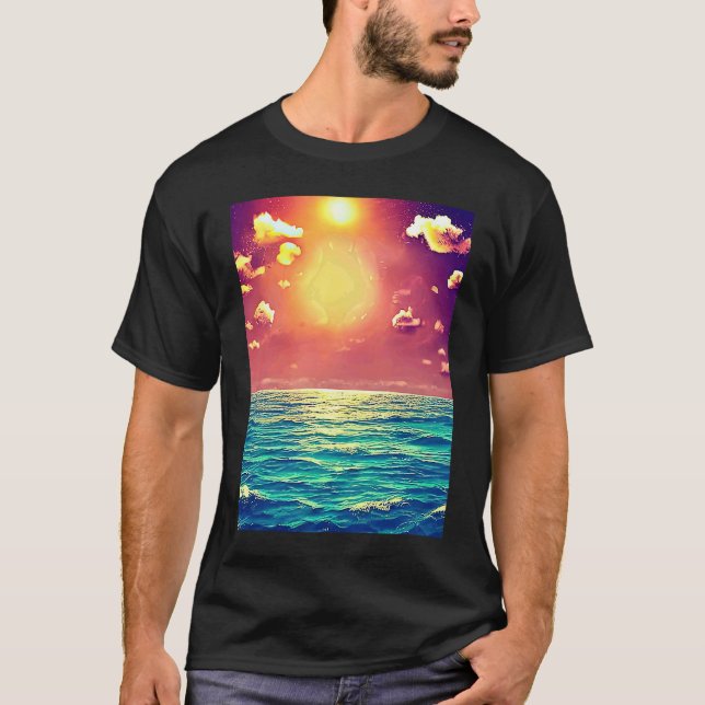 Lo fi hip hop chillhop chill beats lofi aesthetics T-Shirt (Vorderseite)