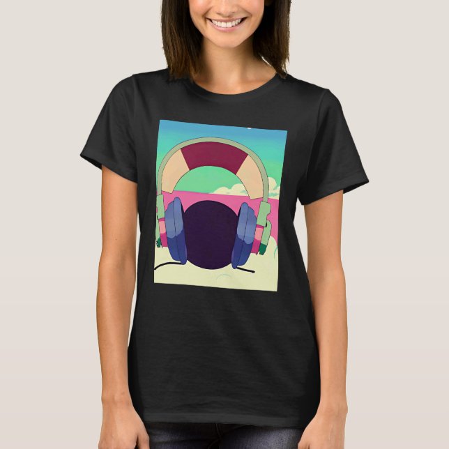 Lo fi hip hop chillhop chill beats lofi aesthetics T-Shirt (Vorderseite)