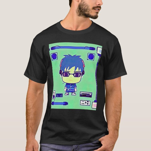 Lo fi hip hop chillhop chill beats lofi aesthetics T-Shirt (Vorderseite)