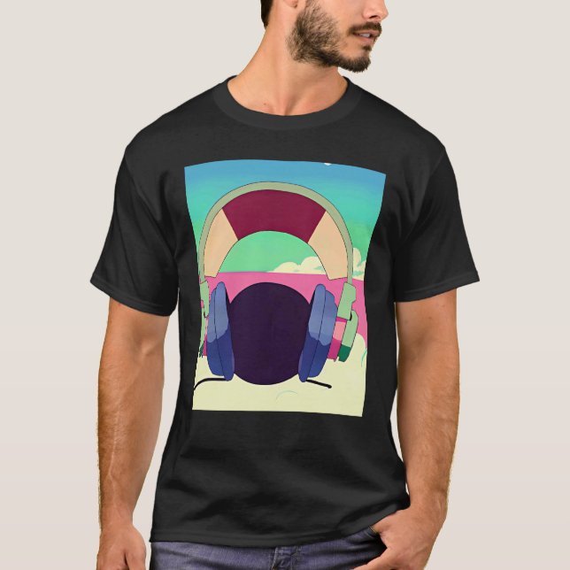 Lo fi hip hop chillhop chill beats lofi aesthetics T-Shirt (Vorderseite)