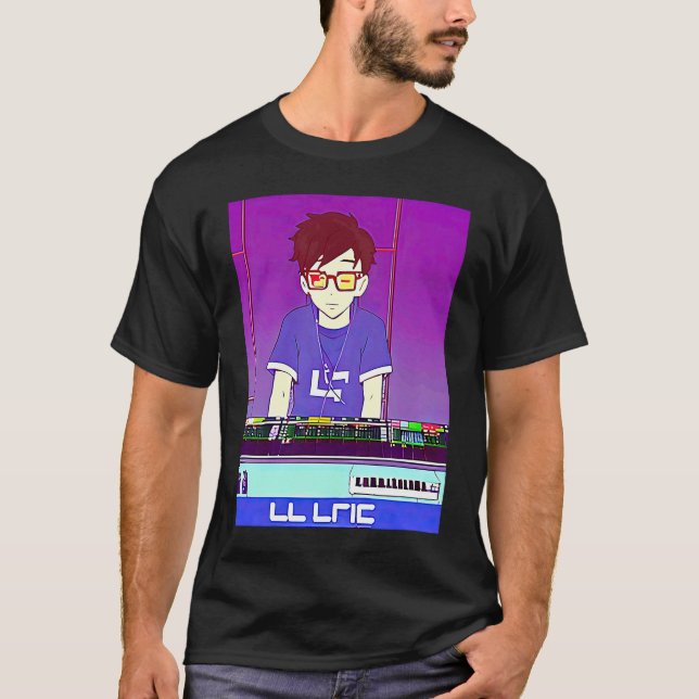 Lo fi hip hop chillhop chill beats lofi aesthetics T-Shirt (Vorderseite)