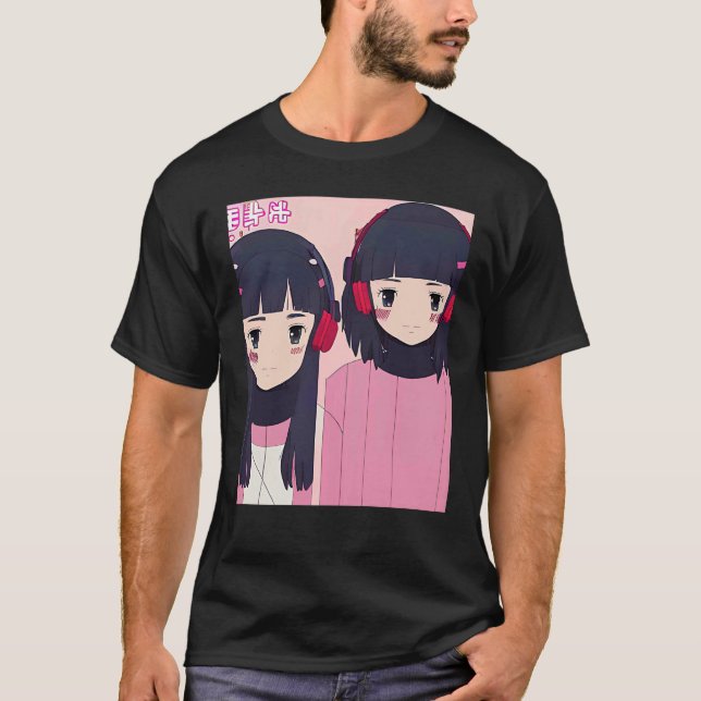 Lo fi hip hop chillhop chill beats lofi aesthetics T-Shirt (Vorderseite)