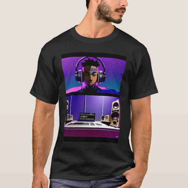Lo fi hip hop chillhop chill beats lofi aesthetics T-Shirt (Vorderseite)