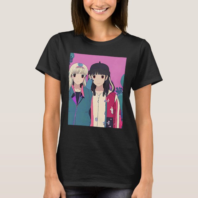 Lo fi hip hop chillhop chill beats lofi aesthetics T-Shirt (Vorderseite)