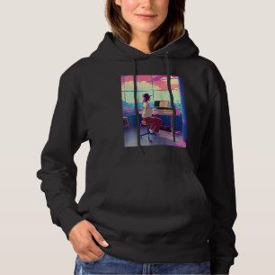 Lo-Fi-Hip-Hop-Chillhop-Chill-Beats-Lofi-Ästhetik Hoodie