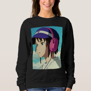 Lo-Fi-Hip-Hop-Chillhop-Chill-Beats-Lofi-Ästhetik Sweatshirt