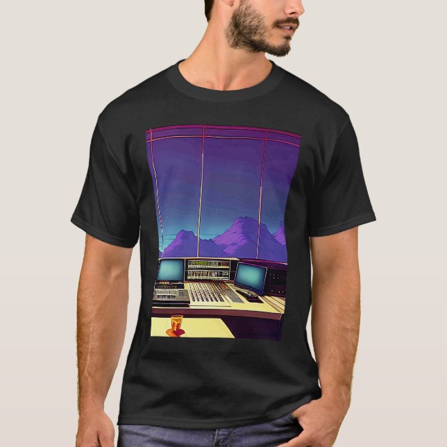 Lo fi hip hop chillhop chill beats studio aestheti T-Shirt (Vorderseite)