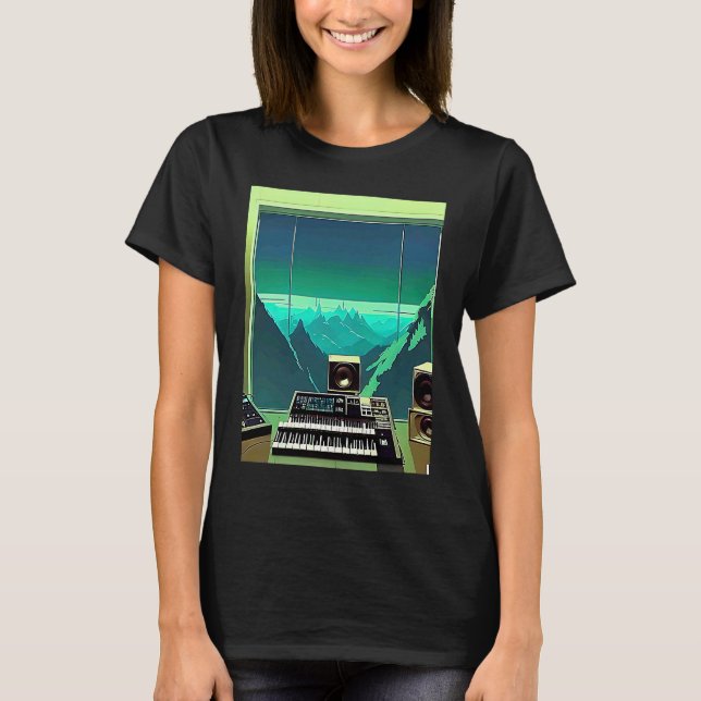 Lo fi hip hop chillhop chill beats studio aestheti T-Shirt (Vorderseite)