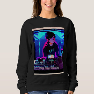 Lo-Fi-Hip-Hop-Chillhop-Chill-Beats-Studio-Ästhetik Sweatshirt