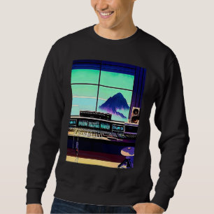 Lo fi Hip-Hop Chillhop Chill Beats Studio Ästhetik Sweatshirt