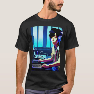 Lo fi Hip Hop Chillhop Chill schlägt Boy Ästhetik T-Shirt
