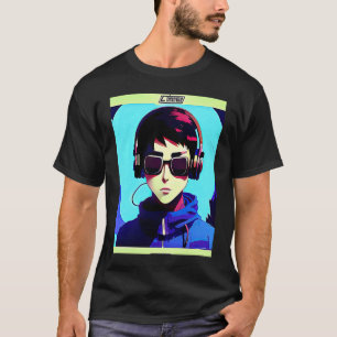 Lo fi Hip Hop Chillhop Chill schlägt Boy Ästhetik T-Shirt