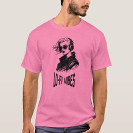 Lo-Fi-Stimmungs-Vektor-Kunst T-Shirt