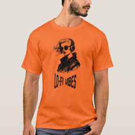 Lo-Fi-Stimmungs-Vektor-Kunst T-Shirt