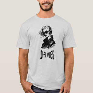 Lo-Fi-Stimmungs-Vektor-Kunst T-Shirt