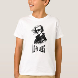 Lo-Fi Vibes Vektor Kunst Tri-Blend-Shirt T-Shirt
