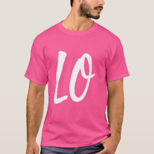 LO VE Liebespaar Ehemann Ehefrau Valentinstag T-Shirt