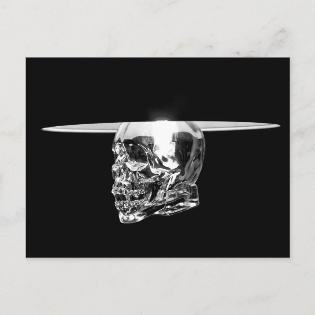 Lo Watt Skull Lamp Postkarte (Vorderseite)