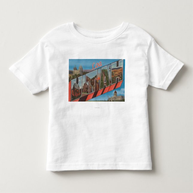 Loa, UtahLarge Buchstabe ScenesLoa, UT Kleinkind T-shirt (Vorderseite)