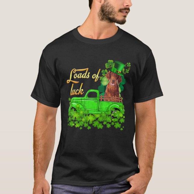 Loads Irish Setter St Patrick's Day T-Shirt (Vorderseite)