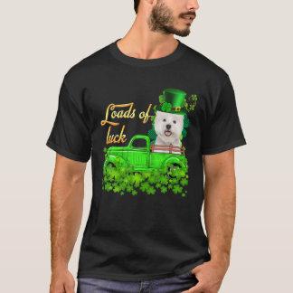 Loads of Luck Truck Westie St Patrick's Day T-Shirt