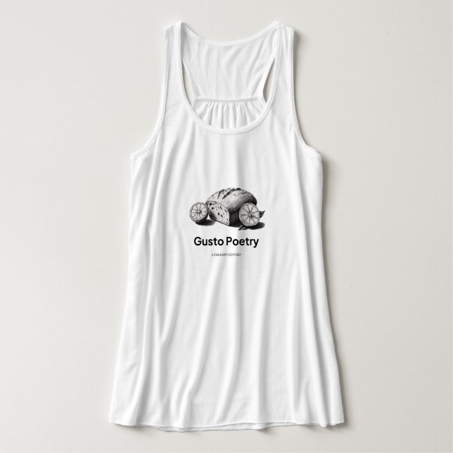 Loaf & Orange Gusto Poetry Tank Top (Design Vorderseite)