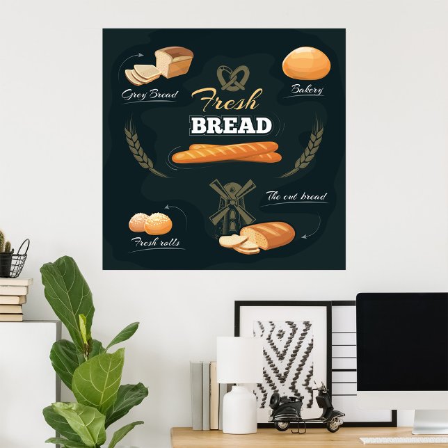 Loaf Rolls Baguette Poster (Von Creator hochgeladen)