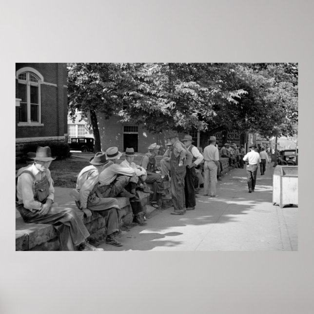 Loafers Wall, Batesville, Arkansas, 30er Poster (Vorne)