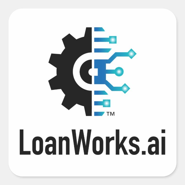 LoanWorks.ai Stickers - Square (Vorderseite)