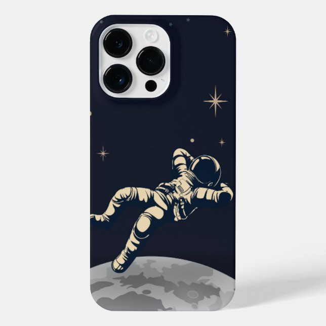 loating Astronaut iPhone 14 Pro Max Case – Space D Hülle (Rückseite)