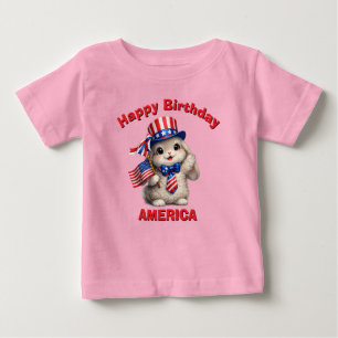 Lob Bunny (5ai) Patriotisches Kinder T-Shirt