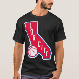 Lob City Basketball Staat Kontur T-Shirt