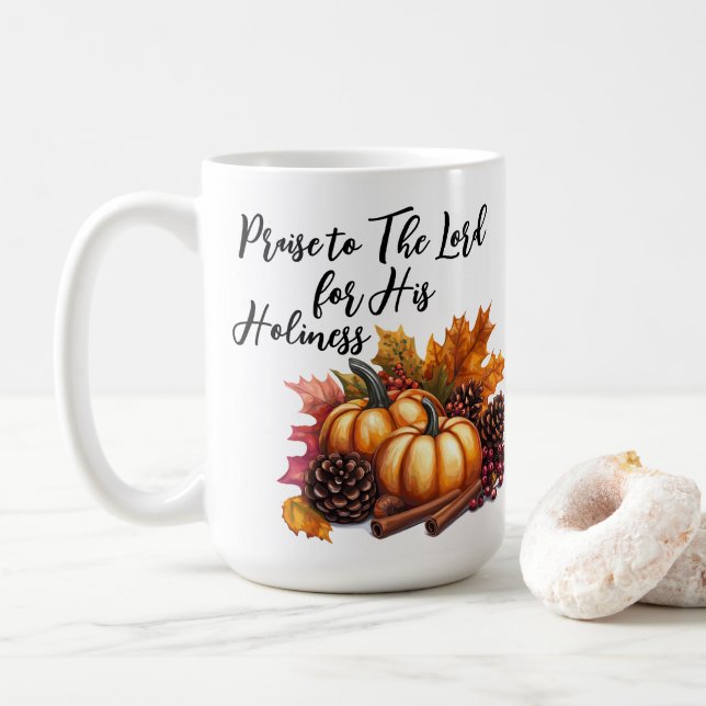 Lob des Herrn Kaffeetasse (Mit Donut)