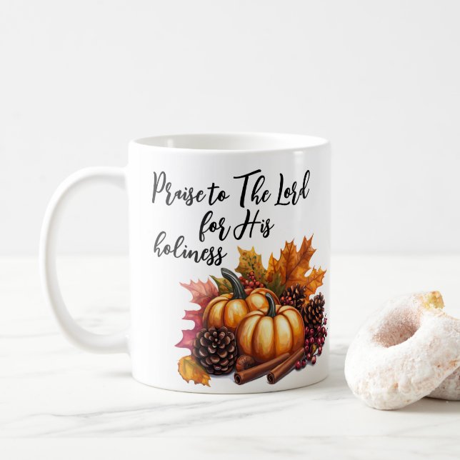 Lob des Herrn Kaffeetasse (Mit Donut)