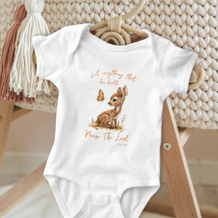 Lob für das Lord Dee and Butterfly Christlich Baby Strampler