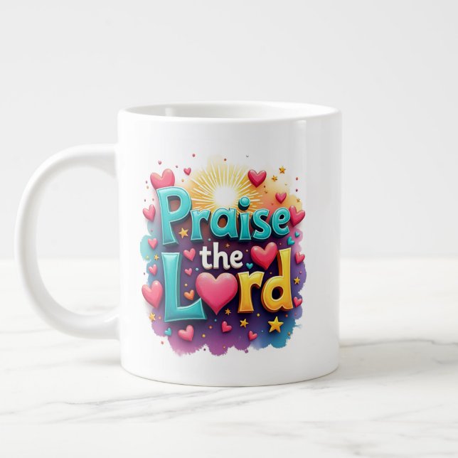 Lob für den Herrn Jumbo-Tasse (Links)