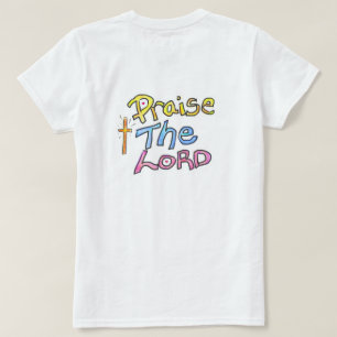 "Lob für den LORD" mit Christlichen Cross Ladys T-Shirt