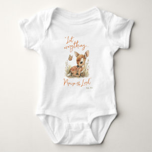 Lob für die Wildblumen des Herrn Christlich Baby Strampler