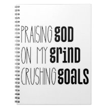 Lob Gott für das Grind Goals-Notebook