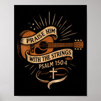 Lob ihn mit den Streichern Jesus akustischer Gitar
