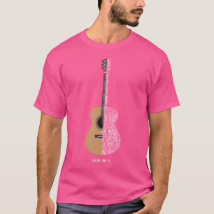 Lob ihn mit den Streichungen Psalm 150 Acoustic Gu T-Shirt