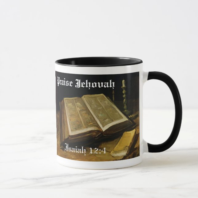 Lob Jehovah - die Bibel Van Gogh Tasse (Rechts)