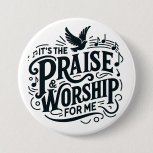 Lob und Gebet Button