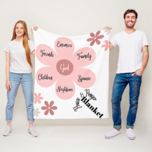 Lob und Gebetsblanket Fleecedecke