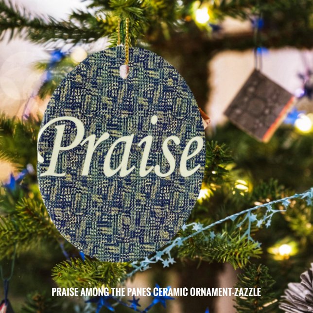 Lob unter den Pfoten Keramik Ornament (Von Creator hochgeladen)