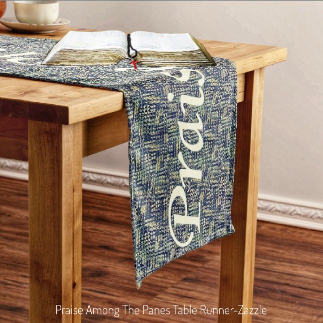 Lob unter den Pfoten Kurzer Tischläufer (Von Creator hochgeladen)