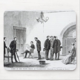 Lobby des Weißen Hauses in Washington Mousepad
